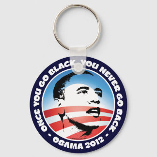 Once You Go Black, You Never Go back Key Ring
