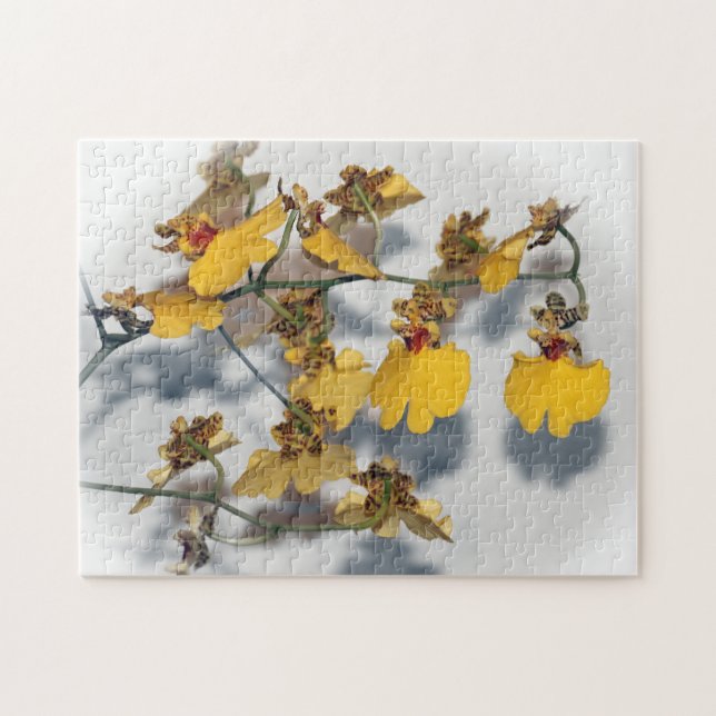 Oncidium Yellow Dancing Lady Orchids Jigsaw Puzzle (Horizontal)