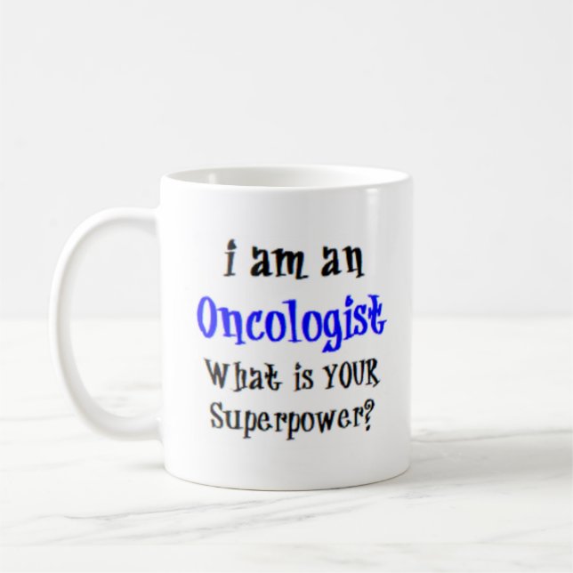 oncologist coffee mug (Left)