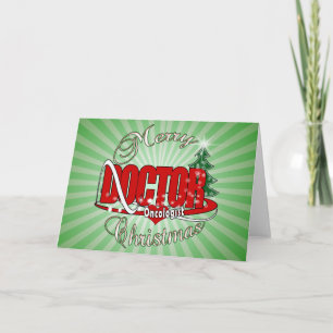 ONCOLOGIST DOCTOR MERRY CHRISTMAS HOLIDAY CARD