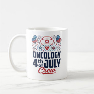 Oncology 4th of July Crew Medical Patriotic Shirt Coffee Mug