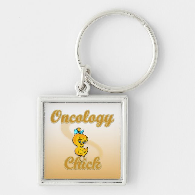 Oncology Chick Key Ring (Front)
