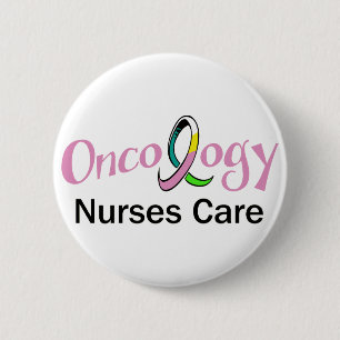 Oncology Nurse 6 Cm Round Badge
