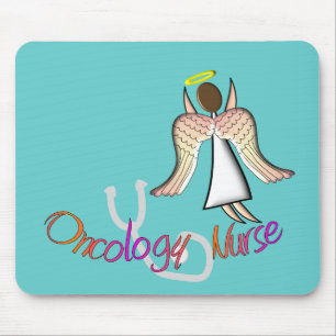Oncology Nurse Angel Mouse Pad