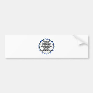 Oncology Nurse...Because I Said So Bumper Sticker