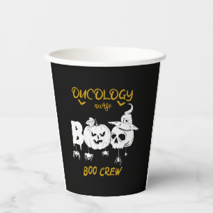 Oncology Nurse Boo Crew,Oncology Nurse Halloween Paper Cups