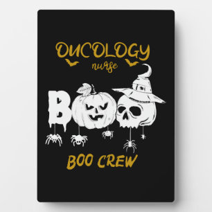 Oncology Nurse Boo Crew,Oncology Nurse Halloween Plaque