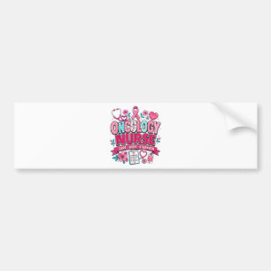 Oncology Nurse Breast Cancer Awareness Bumper Sticker