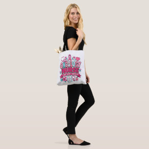 Oncology Nurse Breast Cancer Awareness Tote Bag