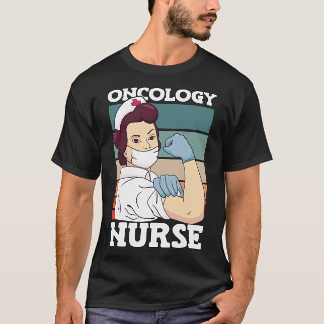 Oncology Nurse Cancer Patient Nursing National T-Shirt (Front)
