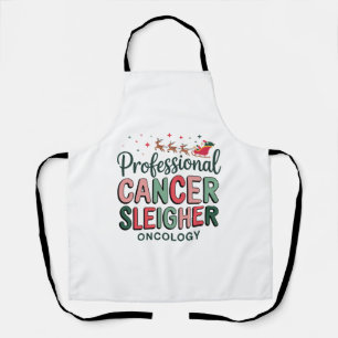 Oncology Nurse Christmas Cancer Chemo Oncology Apron