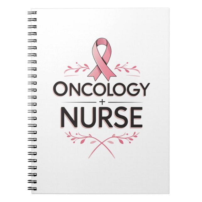 Oncology Nurse Floral Notebook (Front)