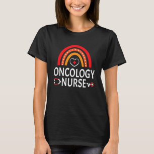 Oncology Nurse Leopard Print Nursing School Women T-Shirt