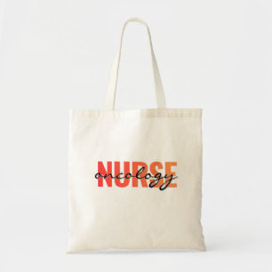 Oncology Nurse Modern Typography Tote Bag