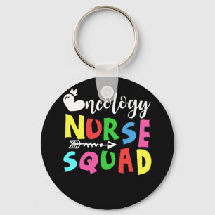 Oncology Nurse Squad Nurse Key Ring