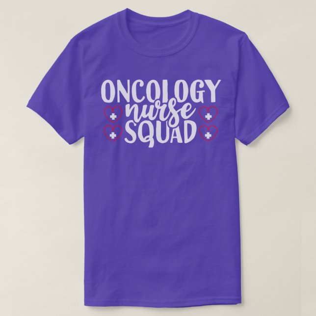 Oncology Nurse Squad T-Shirt (Design Front)
