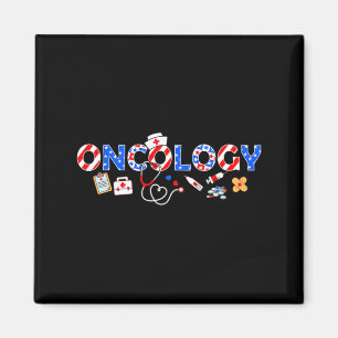 Oncology nurse stethoscope memorial day 4th july n magnet