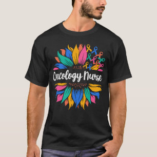 Oncology Nurse Sunflower T-Shirt