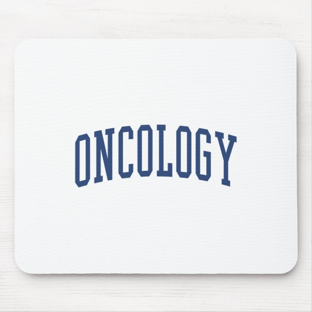 Oncology Nurse Varsity Style  Mouse Pad (Front)