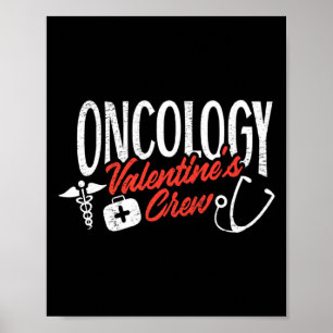 Oncology Valentines Tea Nurse Crew Valentines Day  Poster