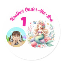 Onder-the-Sea Magical Mermaid Photo 1st Birthday