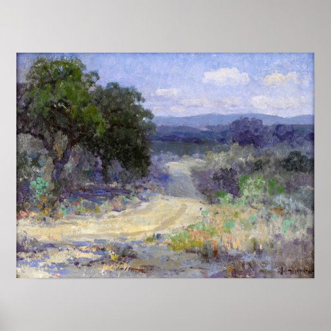 Onderdonk - A Path Through Texas Hill Country Poster (Front)