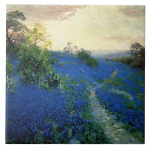 Onderdonk - Bluebonnet Field, Ceramic Tile