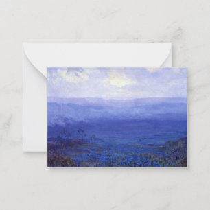 Onderdonk - Bluebonnets in Texas, fine art Card