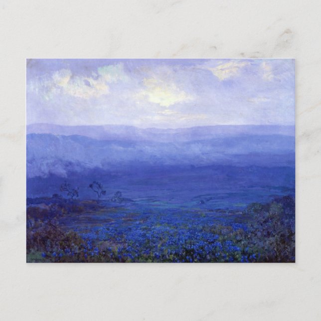 Onderdonk - Bluebonnets in Texas Postcard (Front)
