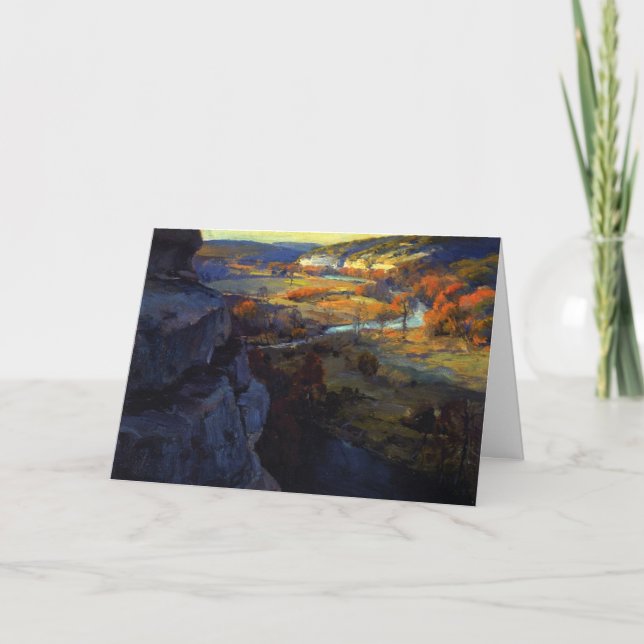 Onderdonk - Bluffs on the Guadalupe River Card (Front)