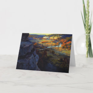 Onderdonk - Bluffs on the Guadalupe River Card