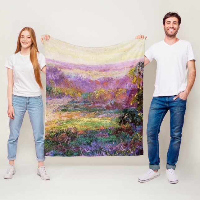 Onderdonk - Last Rays of Sunlight, Fleece Blanket (In Situ)