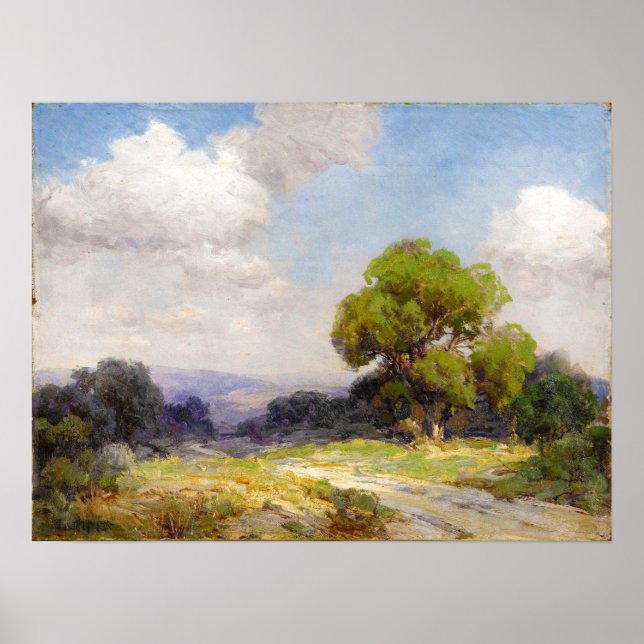 Onderdonk - Morning In Hills Southwest Texas Poster (Front)