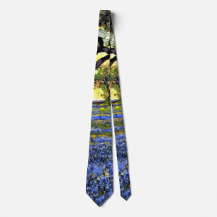 Onderdonk - Old Live Oak Tree and Bluebonnets Tie