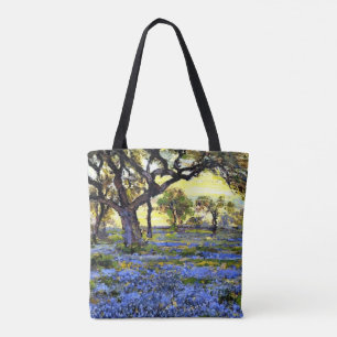 Onderdonk - Old Live Oak Tree and Bluebonnets Tote Bag