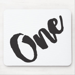 One 1st Birthday First Birthday My 1 year old Mouse Pad