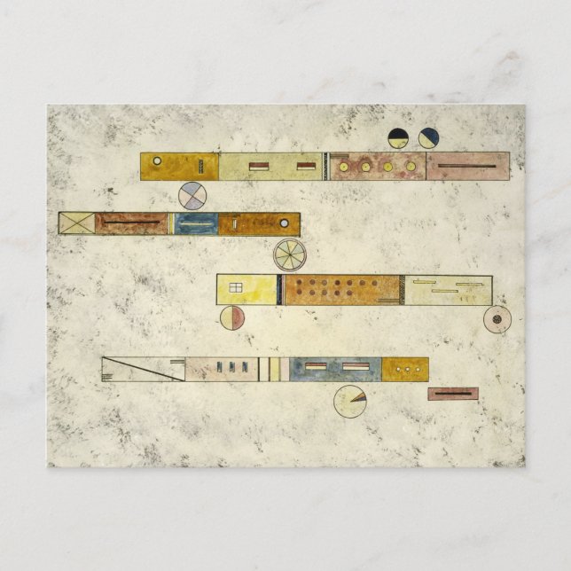 One After the Other, 1933 by Wassily Kandinsky Postcard (Front)