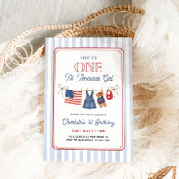 One All American Girl Patriotic 1st Birthday