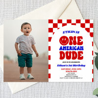 One American Dude 4th of July 1st Birthday Party