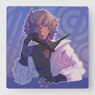 One Anime Square Wall Clock