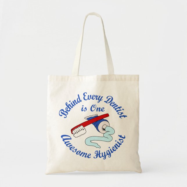 One Awesome Hygienist Tote Bag (Front)