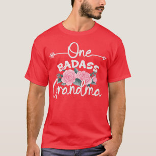 One Badass Grandma Floral Happy Mother Day 2023 T-Shirt