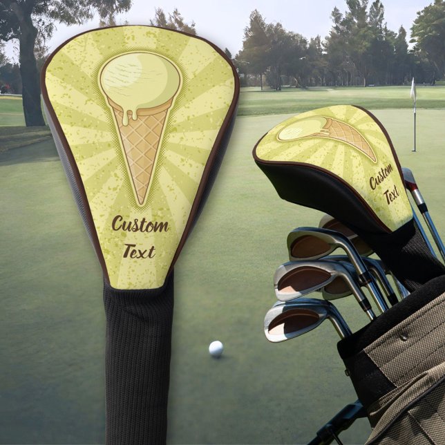 One Ball Ice Cream Cone Golf Head Cover (Creator Uploaded)