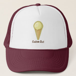 One Ball Ice Cream Cone Trucker Hat