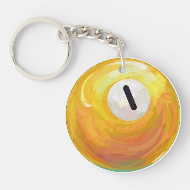 One Ball Key Ring (Front)