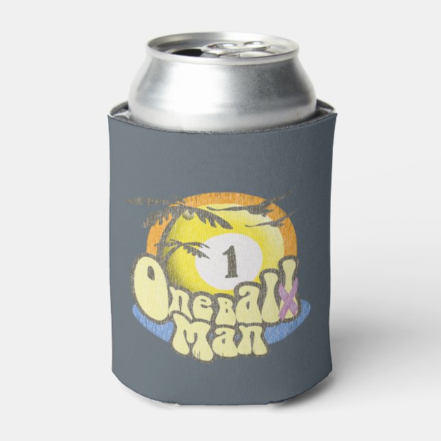 One Ball Man Can Cooler (Can Front)