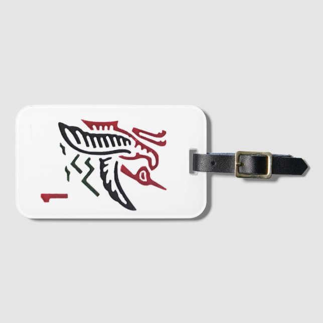 ONE BAM BIRD LUGGAGE TAG (Front Horizontal)
