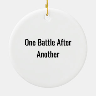 One Battle After Another – Cinematic Movie-Inspire Ceramic Ornament