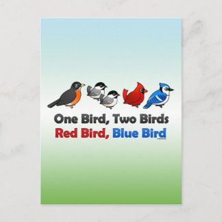One Bird, Two Birds... Postcard