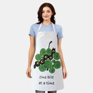 One bite at a time – enjoy the process apron